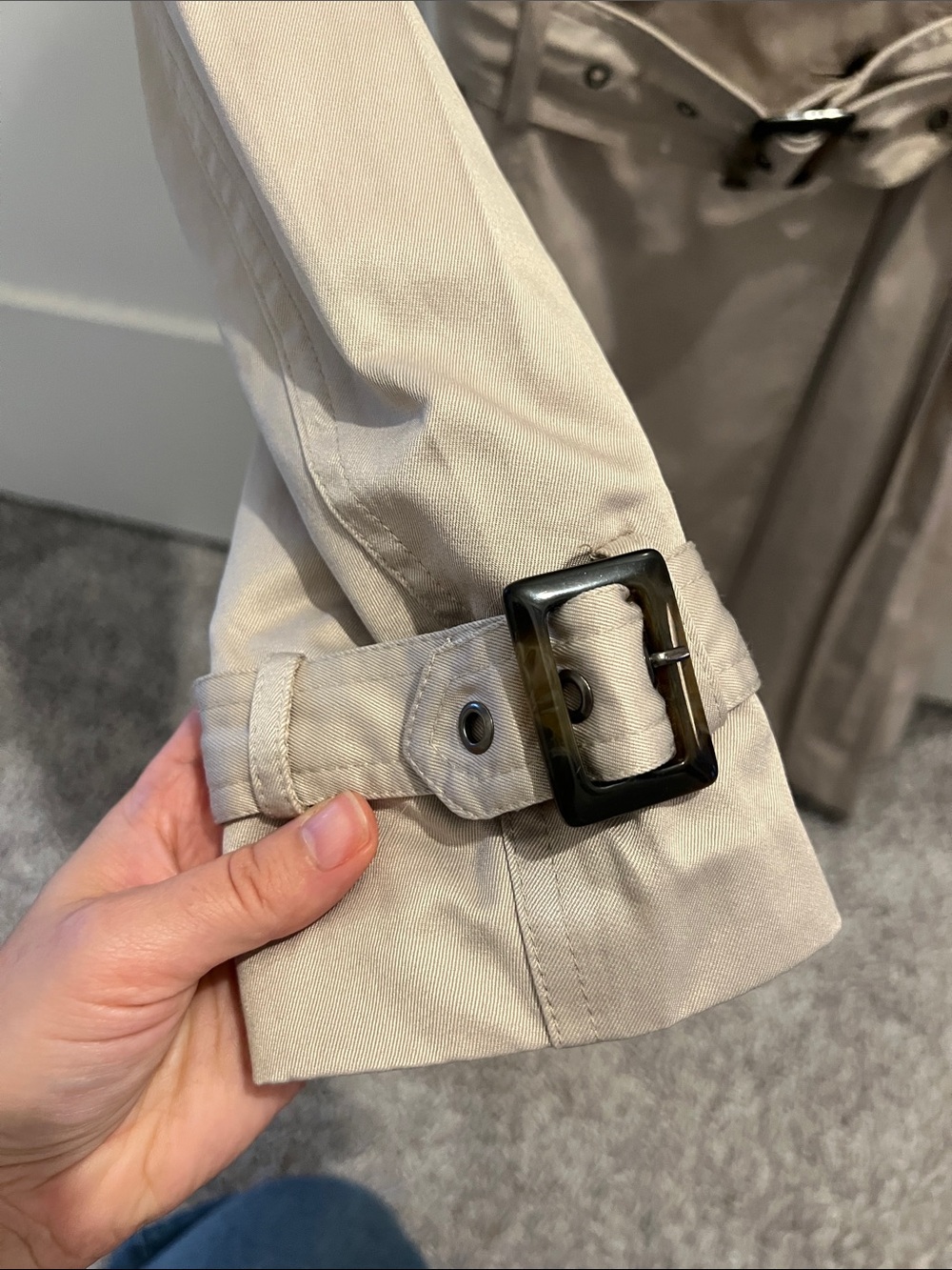 RESERVED Trench Coat - Picture 5 of 8